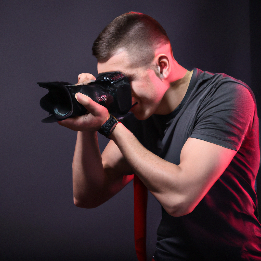 AI-generated portrait: Jordan Lee, data journalist with charts and laptop